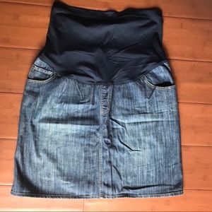 Liz Lange for Target Skirts - Liz Lange Classic Denim Skirt Maternity Bellyband Liz Lange for Target Skirts - Liz Lange Classic Denim Skirt Maternity Bellyband